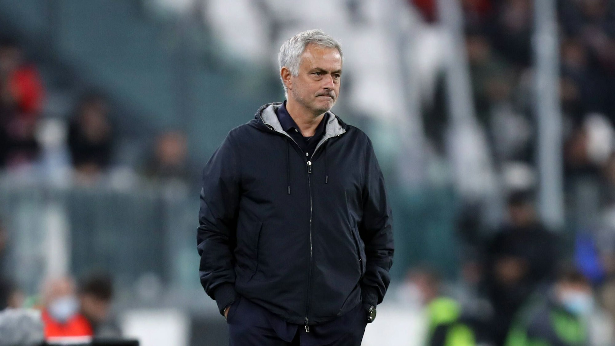 José Mourinho am Spielfeldrand