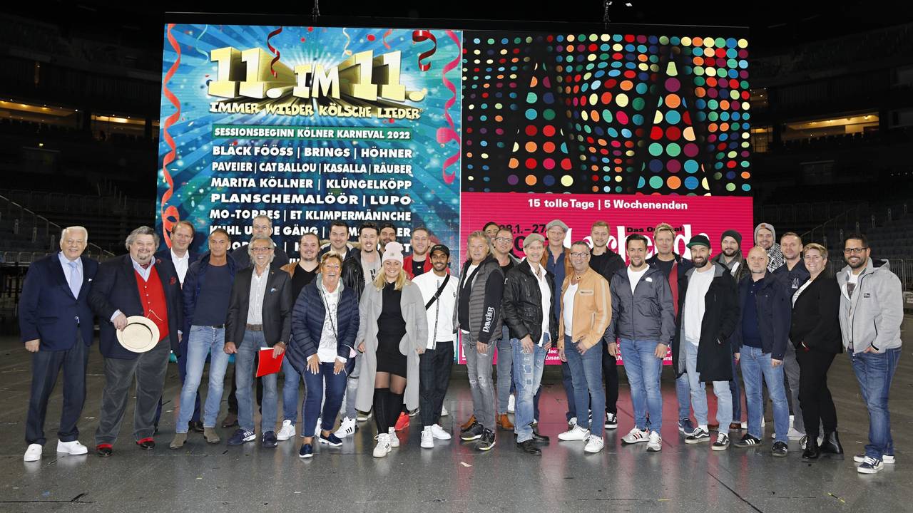 Pressekonferenz zur Veranstaltung Elfter im Elfter am 21.10.2021 in der Lanxess Arena.