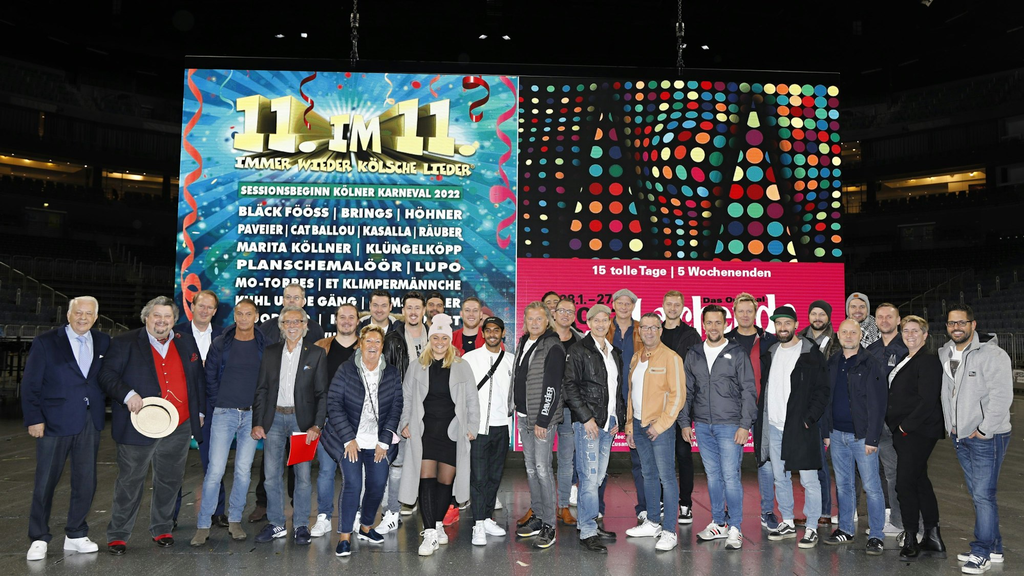 Pressekonferenz zur Veranstaltung Elfter im Elfter am 21.10.2021 in der Lanxess Arena.