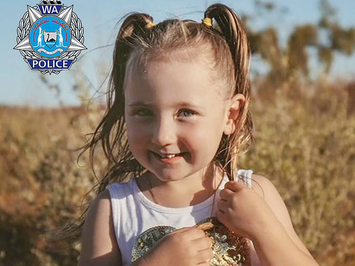 Mit diesem Foto sucht die australische Polizei die vermisste Cleo Smith.