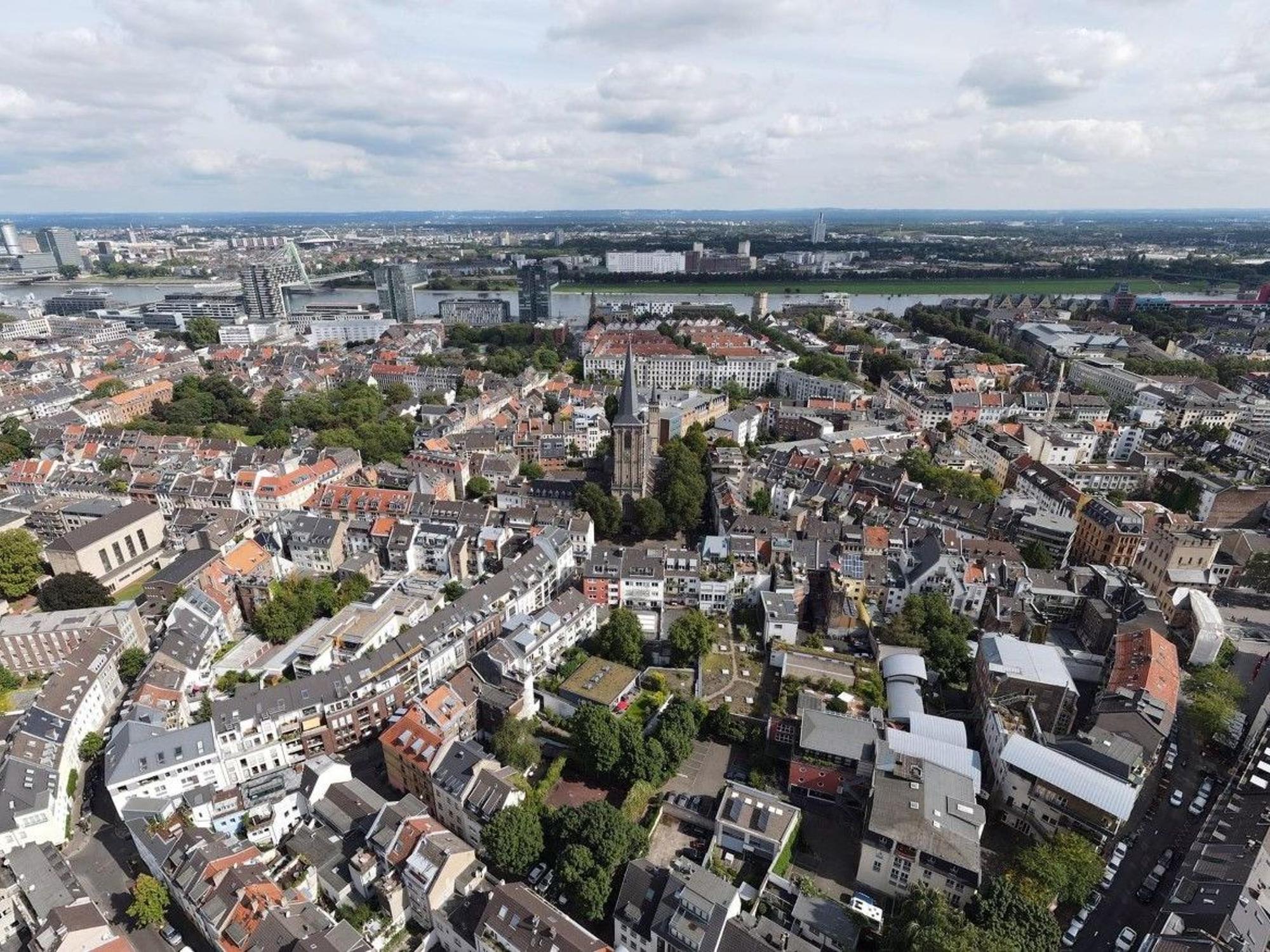 Drohnen-Foto der Südstadt
