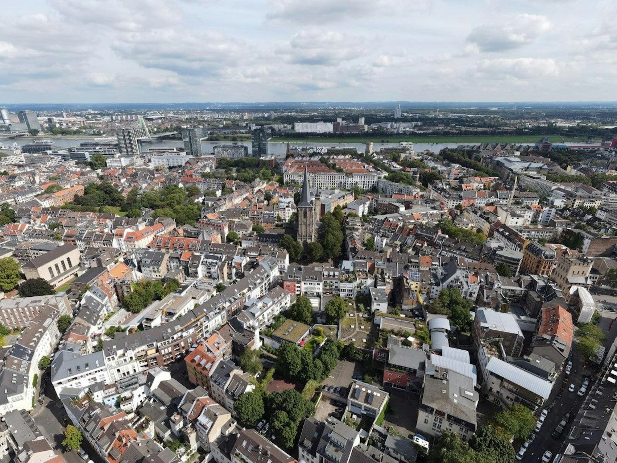 Drohnen-Foto der Südstadt