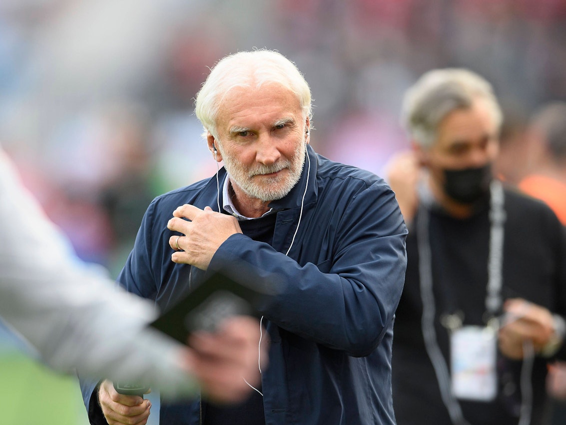 Rudi Völler im Leverkusener Stadion