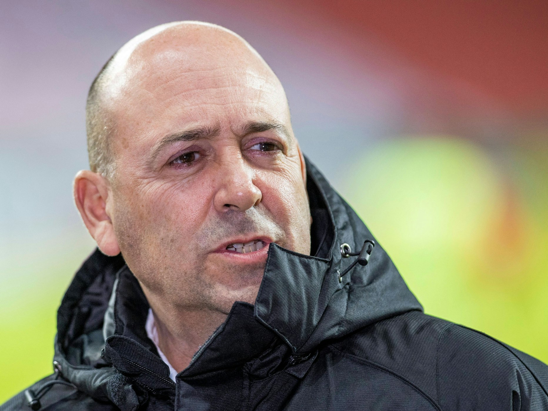 Geschäftsführer Fernando Carro von Bayer Leverkusen spricht.