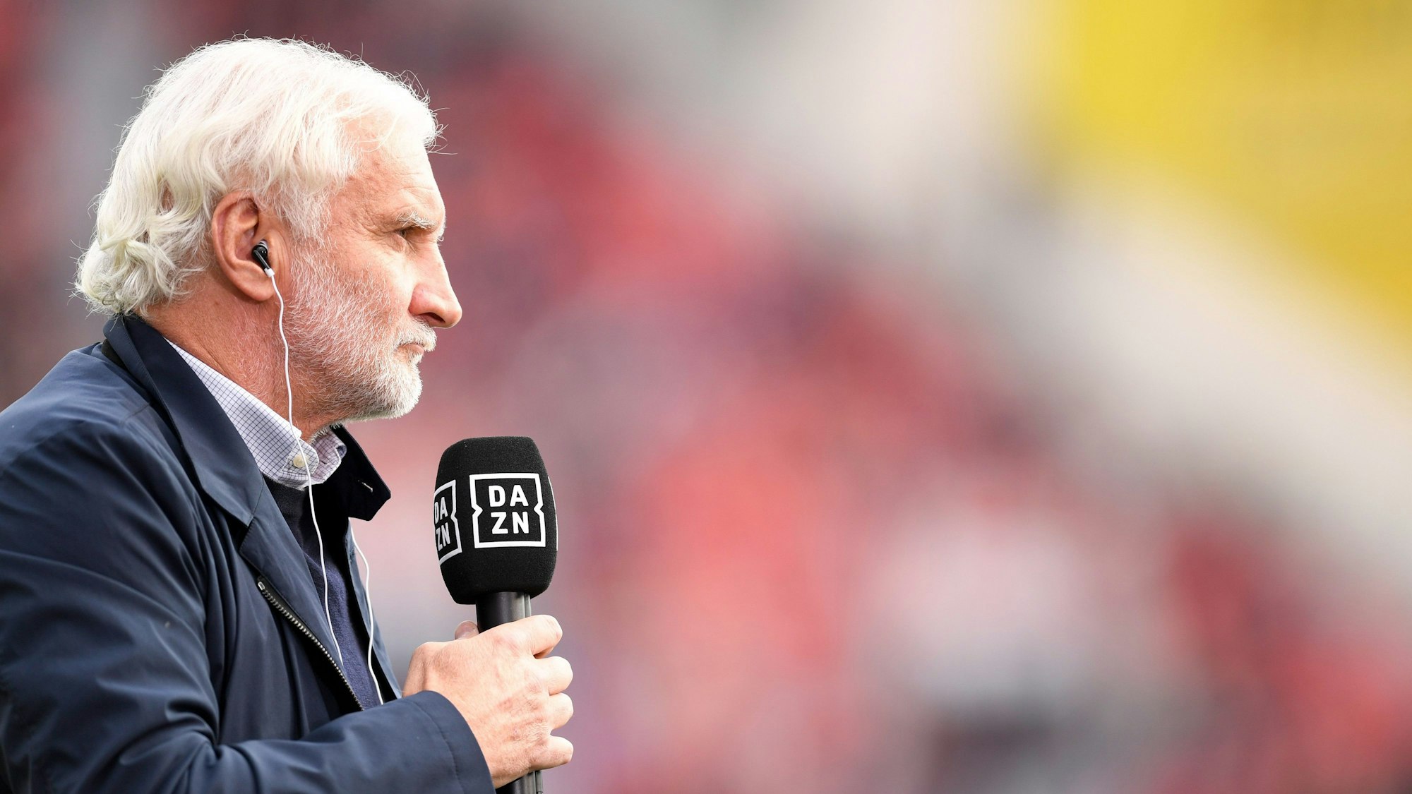 Rudi Völler beim Spiel gegen Bayern München am 17. Oktober 2021