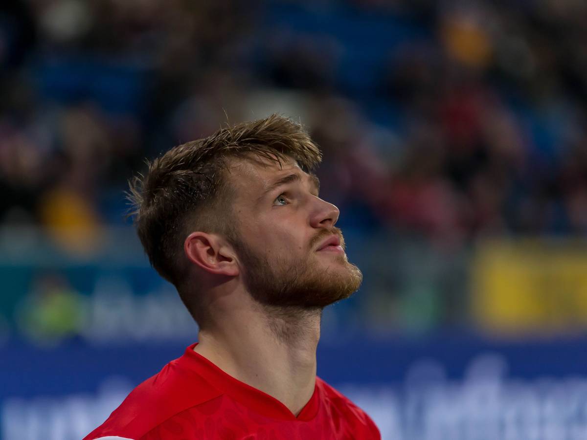 Jan Thielmann im Spiel gegen die TSG Hoffenheim am 15. Oktober 2021