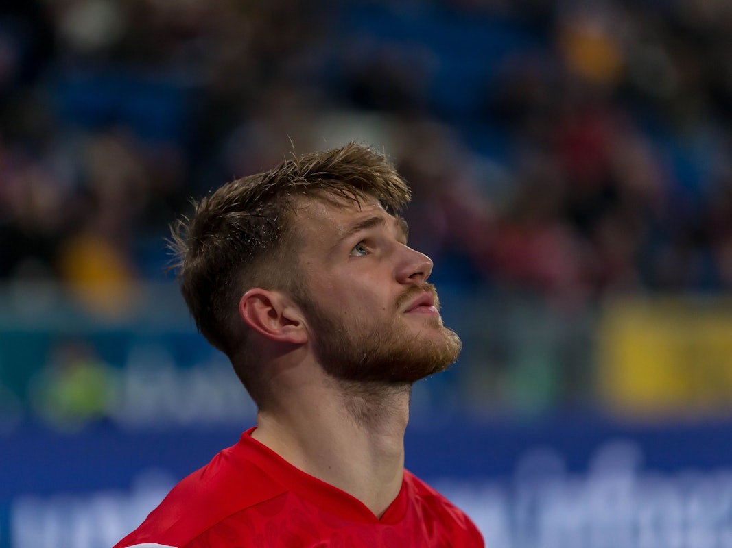 Jan Thielmann im Spiel gegen die TSG Hoffenheim am 15. Oktober 2021