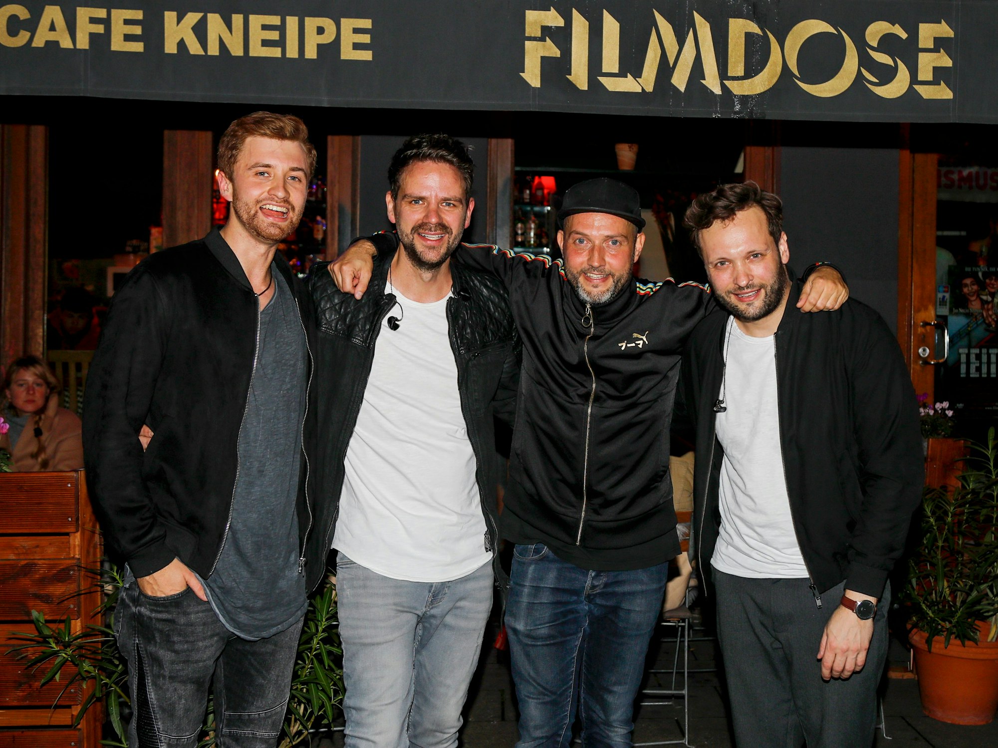 Pavement Records präsentierte im Theatercafé Filmdose die Newcomer Band Auerbach. (v.l.) Schlagzeuger Lukas Berg, Frontmann Daniel Vorholt, Keyboarder Joonas Lorenz und Gitarrist Flo Krahé
