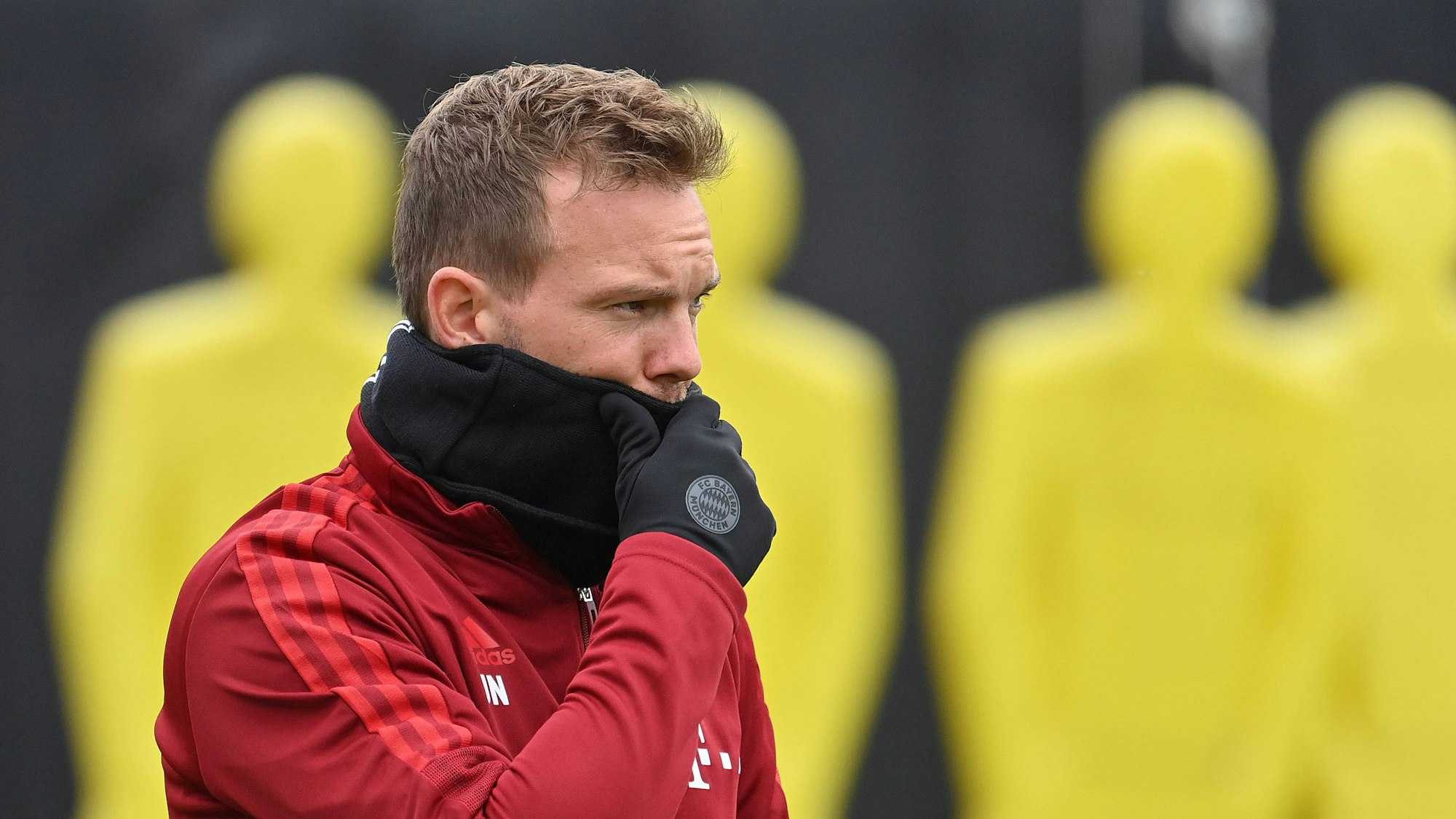 Julian Nagelsmann während des Trainings des FC Bayern München