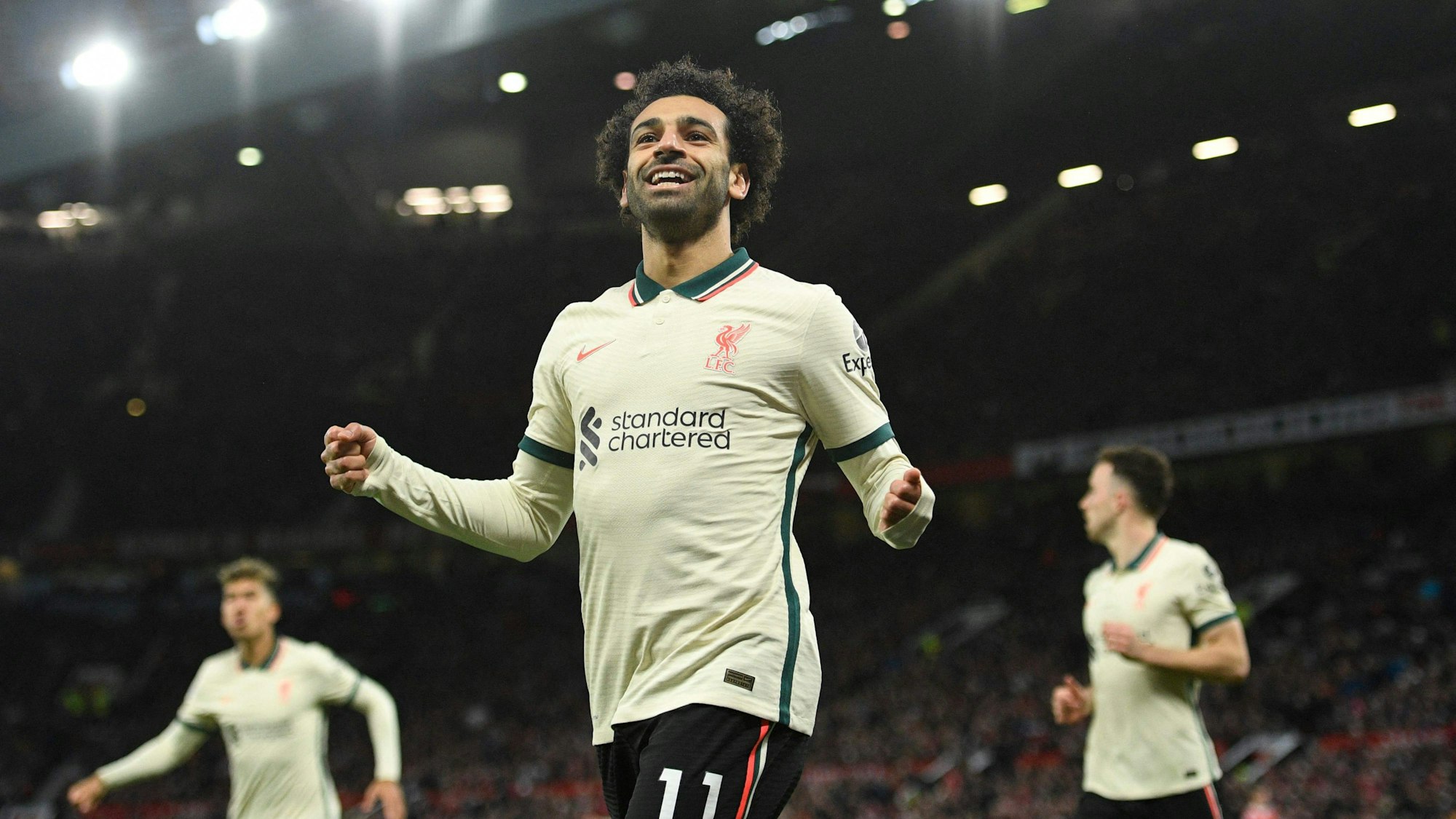 Mo Salah jubelt über sein Tor