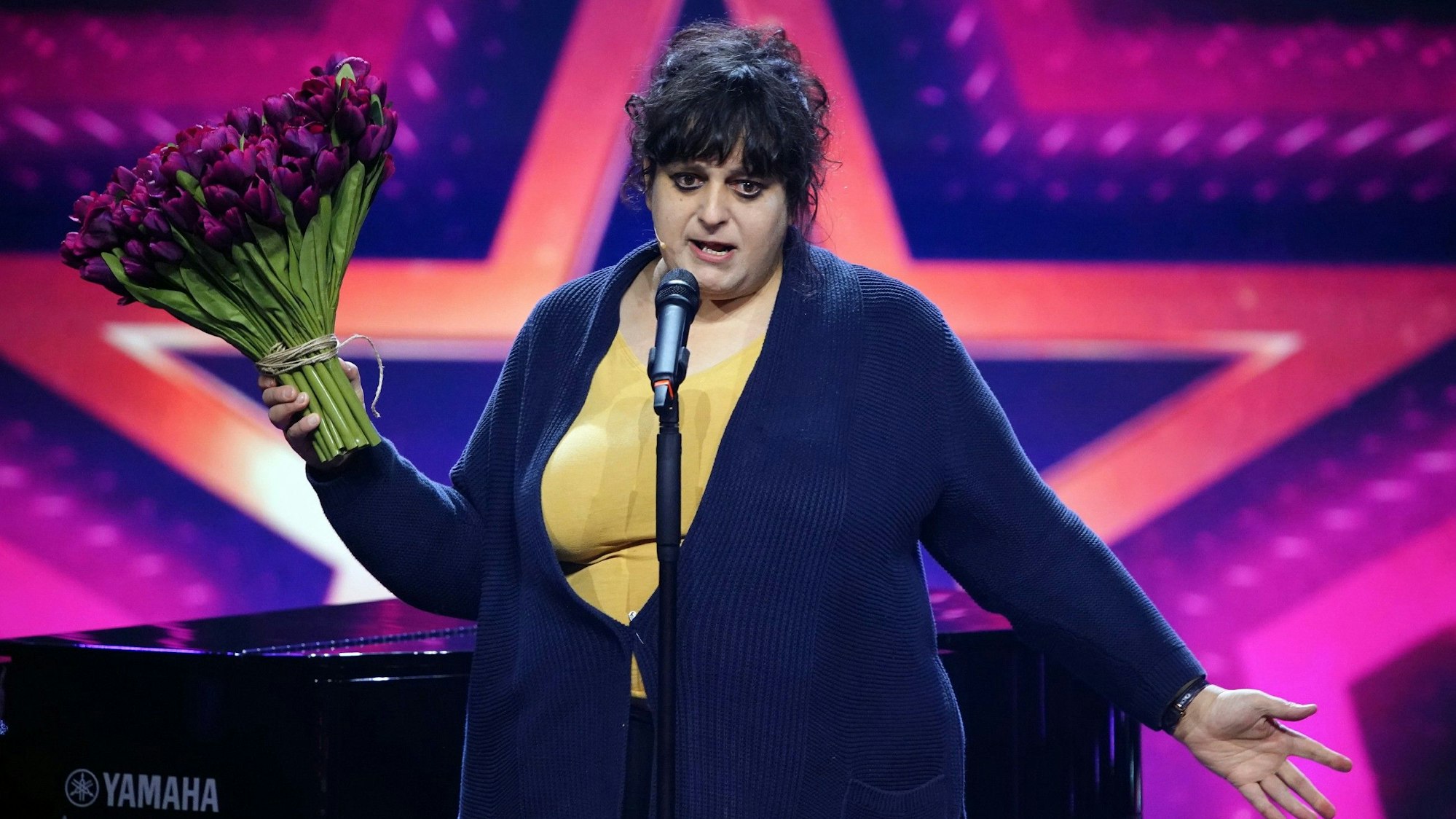 Lisette Brillemans - Musikerin aus Holland - performt am Samstagabend beim Supertalent „Tulpen aus Amsterdam“. Zu sehen bei RTL oder auf TVNOW.