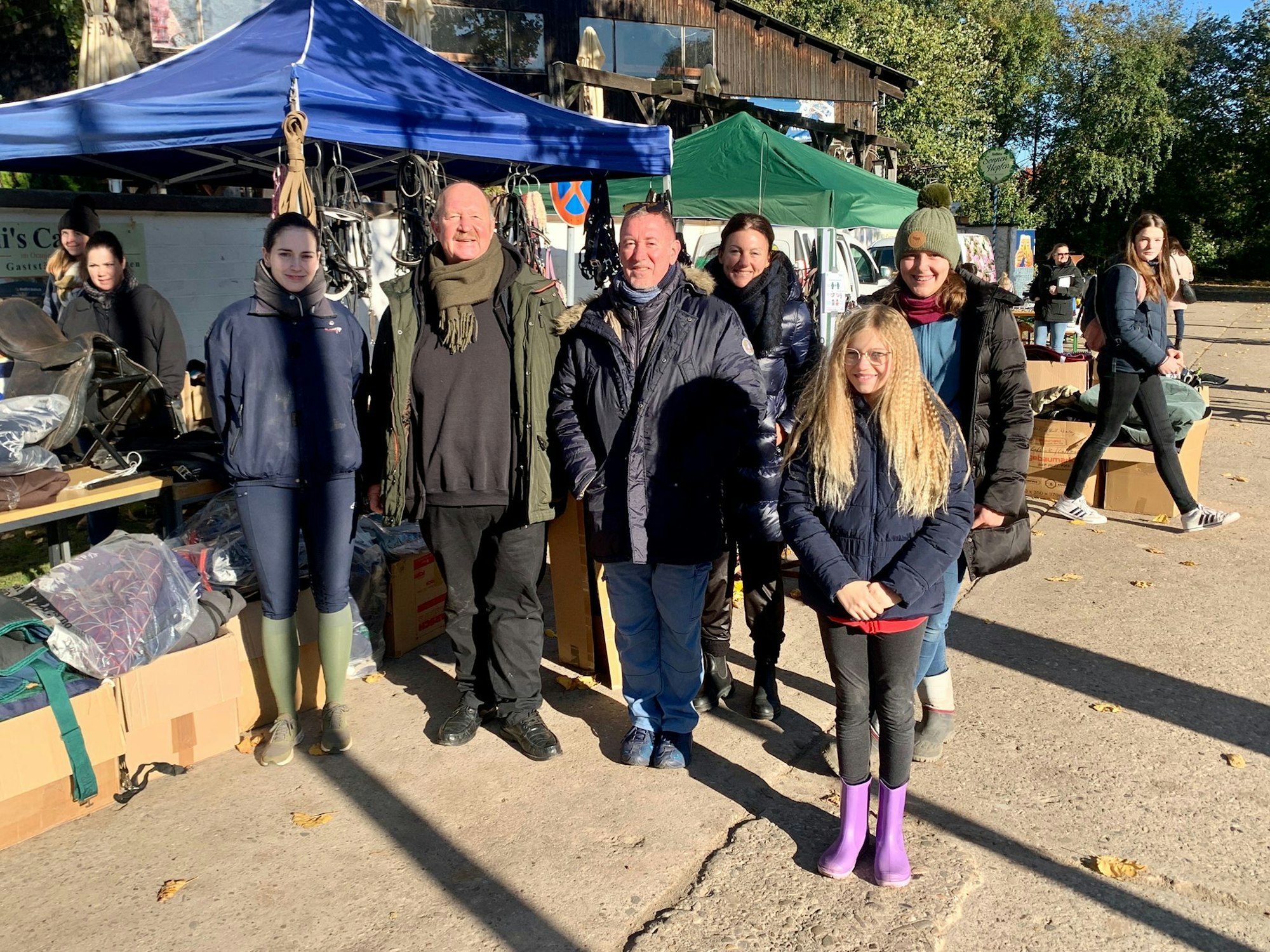 Der Reitverein Oranjehof veranstaltete am 24. Oktober 2021 einen Pferde-Flohmarkt.