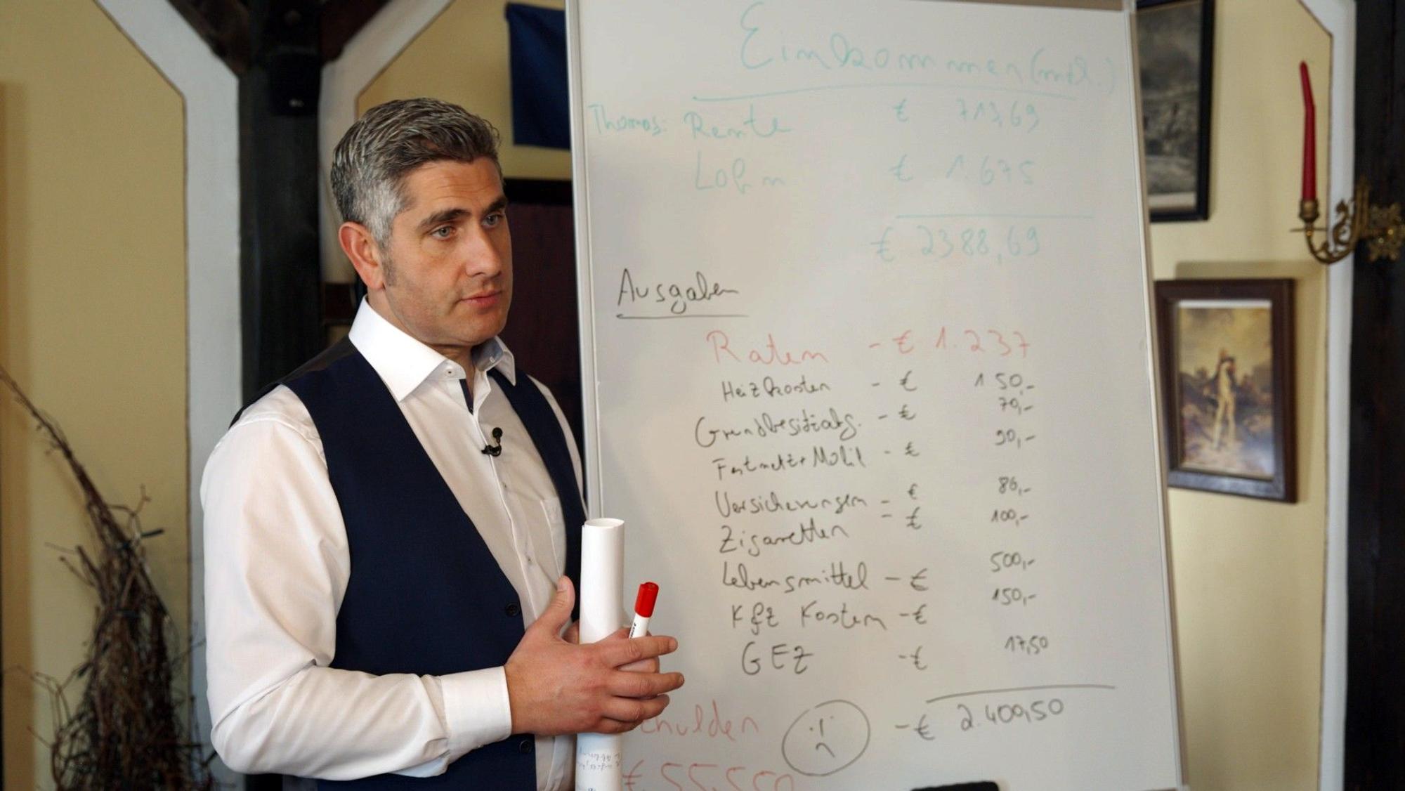 Raus aus den Schulden mit Stilianos Brusenbach (RTL)