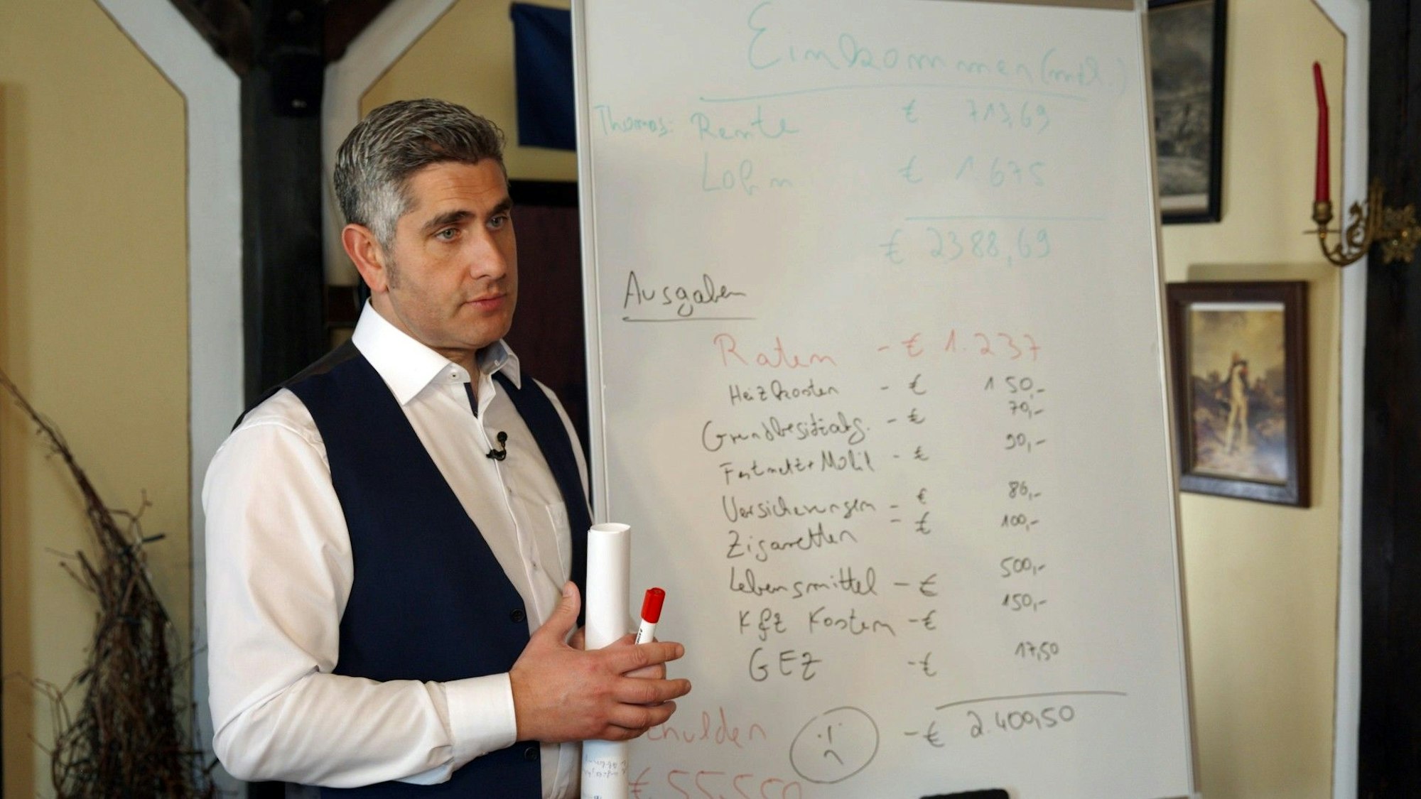 Raus aus den Schulden mit Stilianos Brusenbach (RTL)