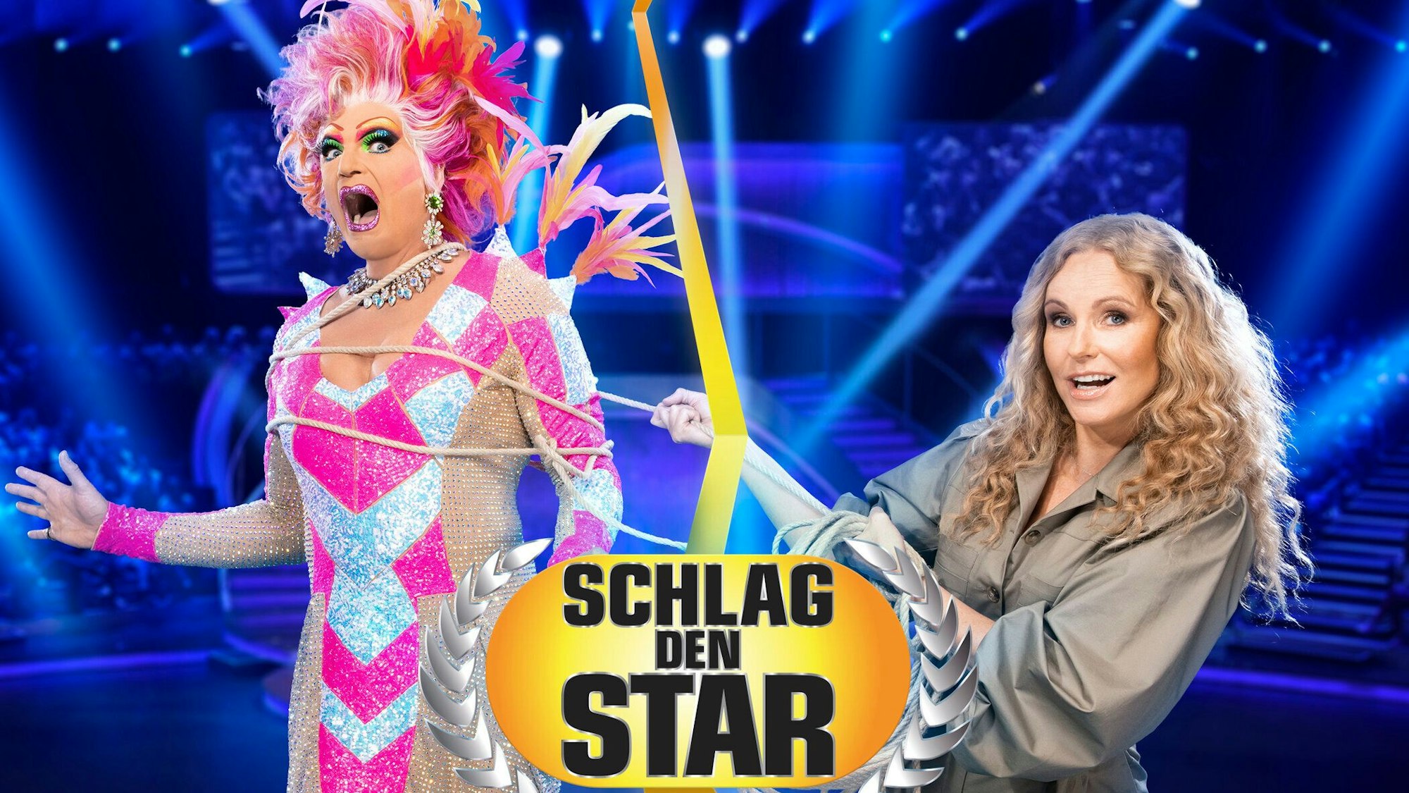 Diese Damen werden sich nichts schenken. Am Samstag, 27. November 2021, treffen Katja Burkard und Olivia Jones bei „Schlag den Star“ aufeinander.