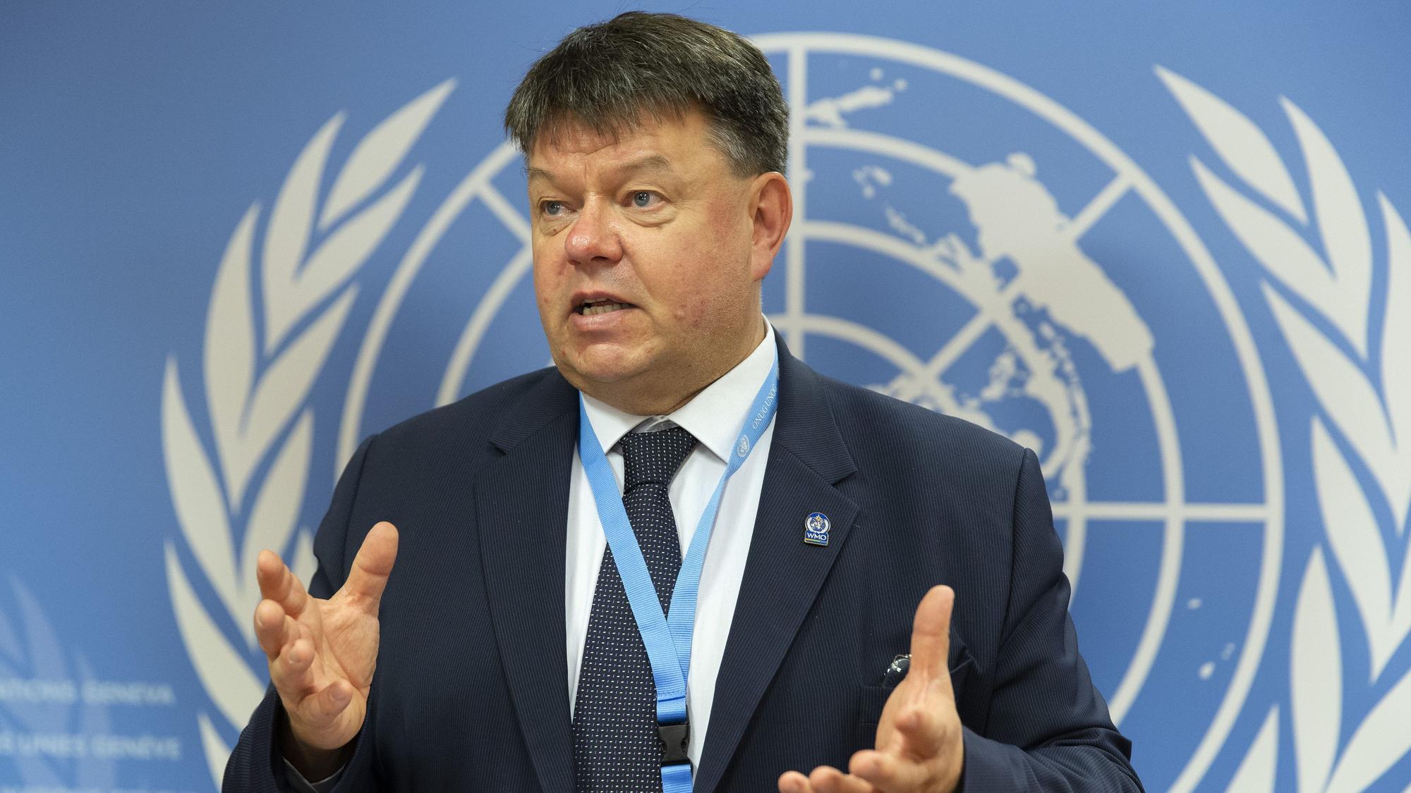 Petteri Taalas, Generalsekretär der Weltorganisation für Meteorologie (WMO), hat keine guten Nachrichten (hier ein Foto vom 5. Oktober 2021). Die Treibhausgaskonzentration in der Atmosphäre hat 2020 einen neuen Höchststand erreicht.