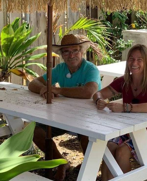 Konny und Manuela Reimann am 24. Oktober 2021 auf Hawaii.