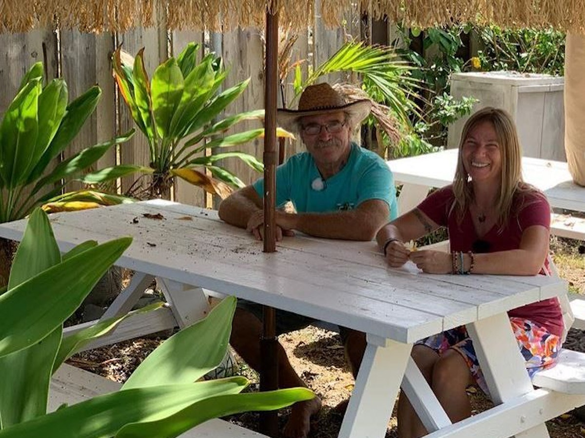 Konny und Manuela Reimann am 24. Oktober 2021 auf Hawaii.