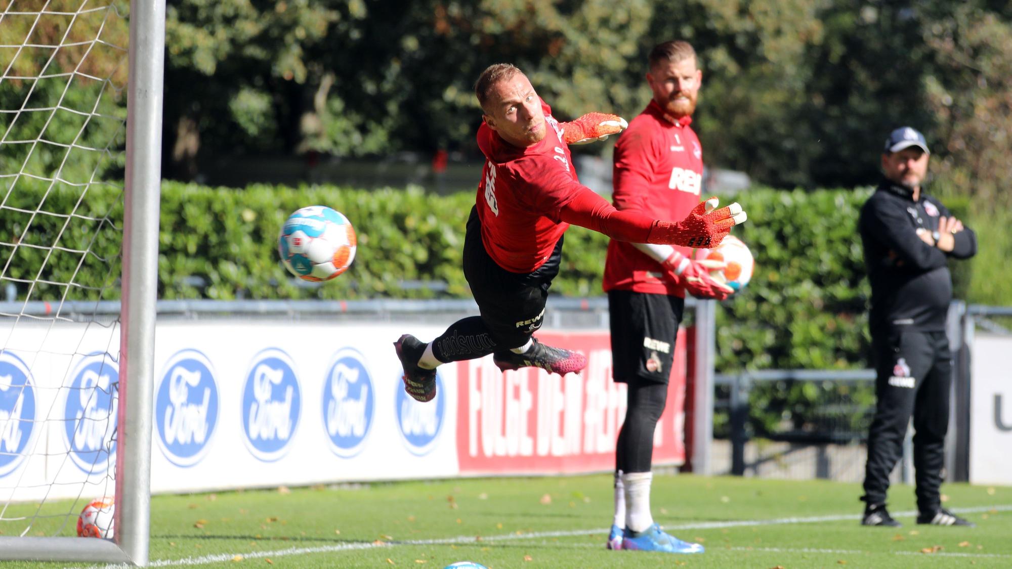 Marvin Schwäbe und Timo Horn trainieren beim 1. FC Köln.