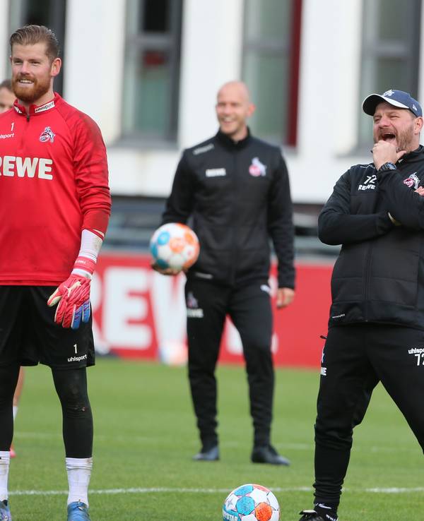 Steffen Baumgart trainiert den 1. FC Köln am Geißbockheim.