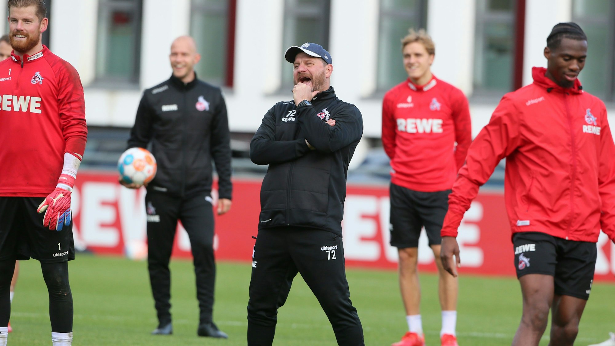 Steffen Baumgart trainiert den 1. FC Köln am Geißbockheim.