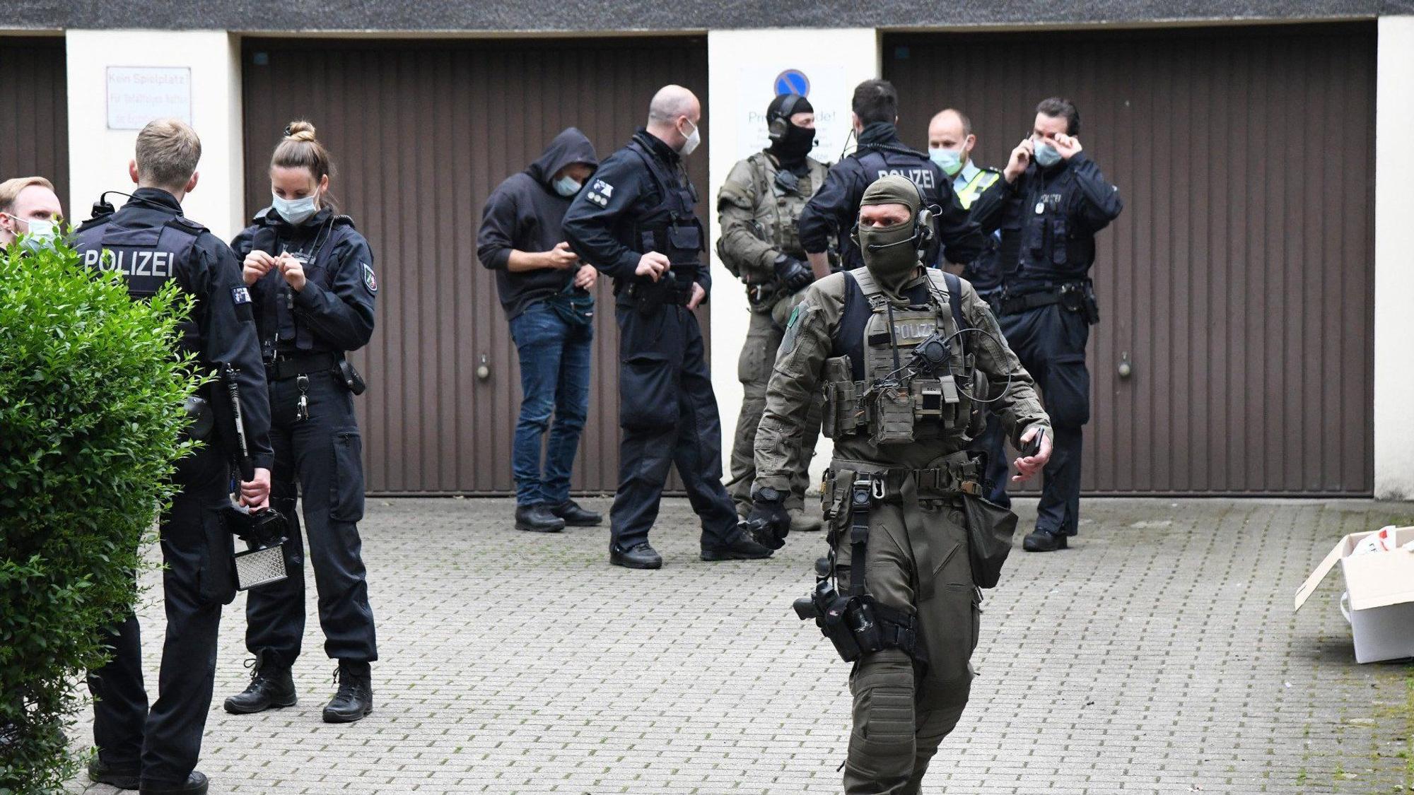 Die Ermittlungen von Europol reichen weit zurück (hier eine Festnahme von Europol im Juni 2021 in Essen).