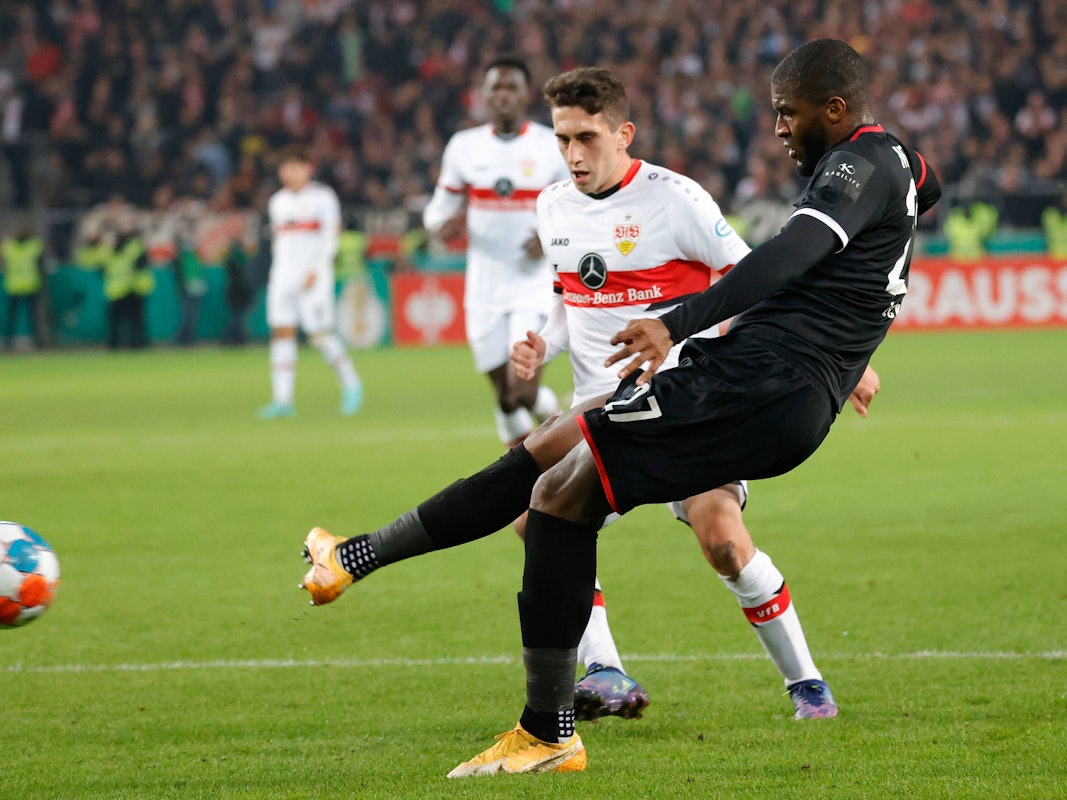 Anthony Modeste trifft für den 1. FC Köln beim VfB Stuttgart.
