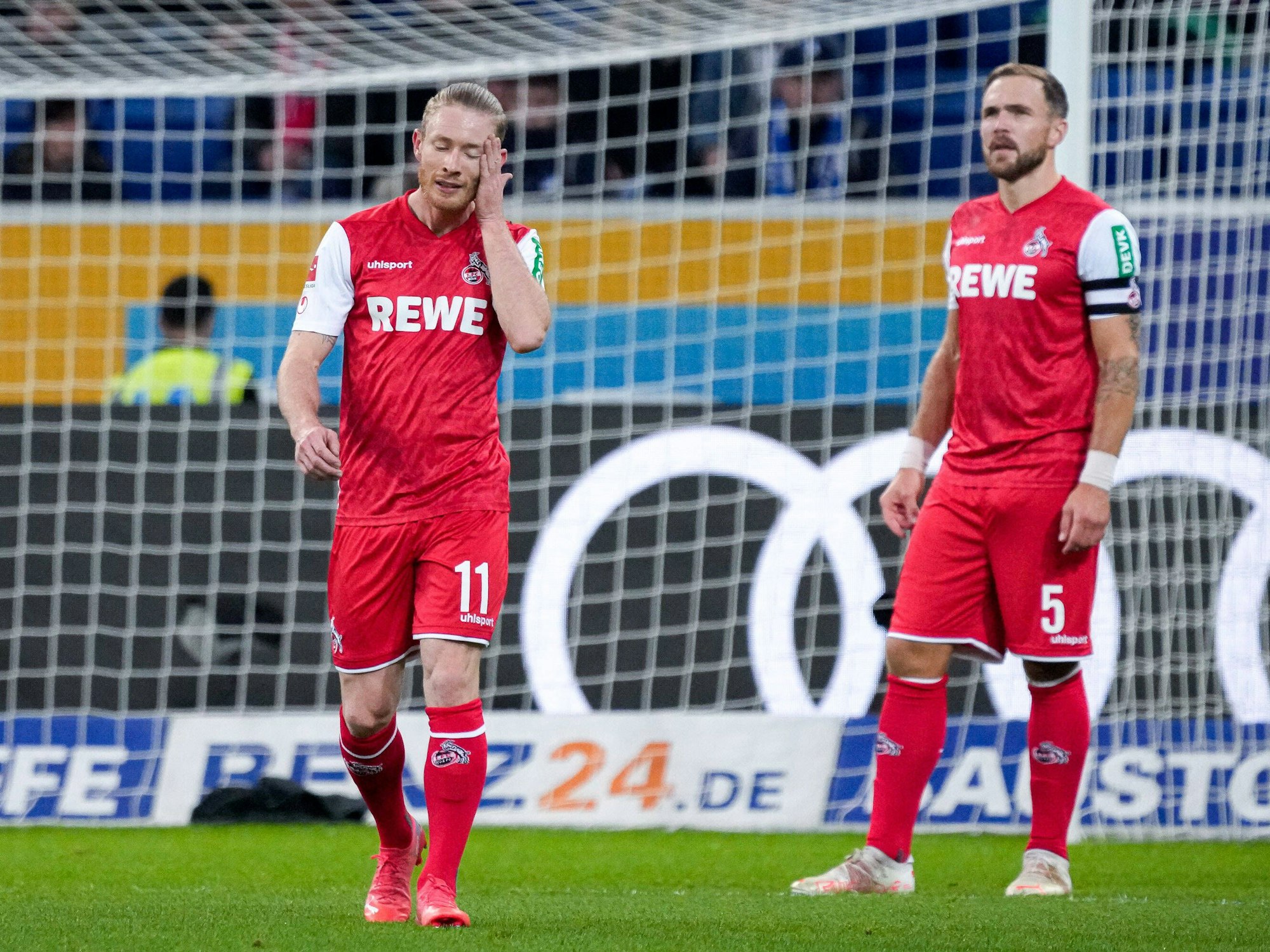 Florian Kainz und Rafael Czichos spielen mit dem 1. FC Köln bei der TSG Hoffenheim.
