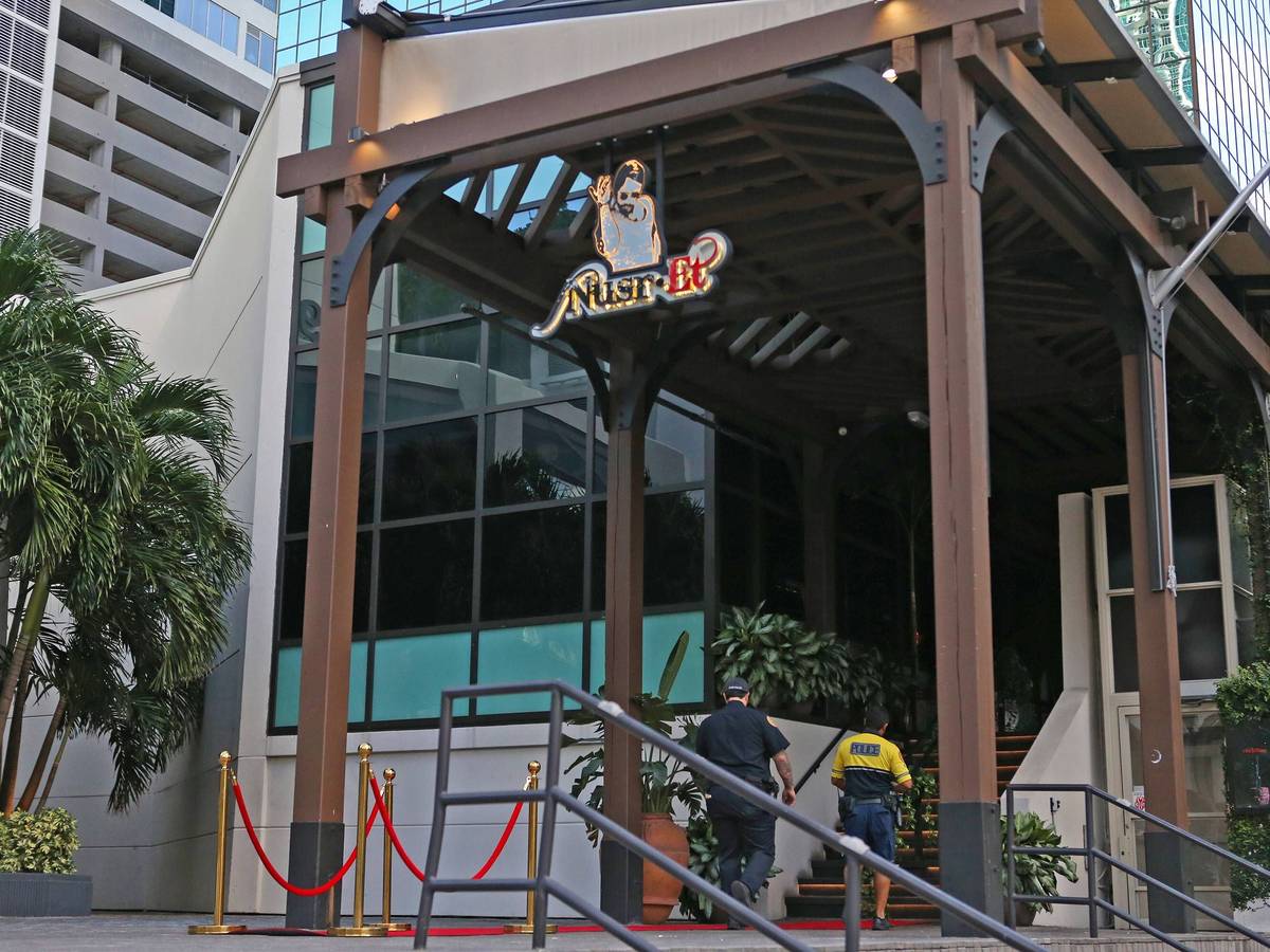 Ein Nusr-Et Steakhouse in Miami.