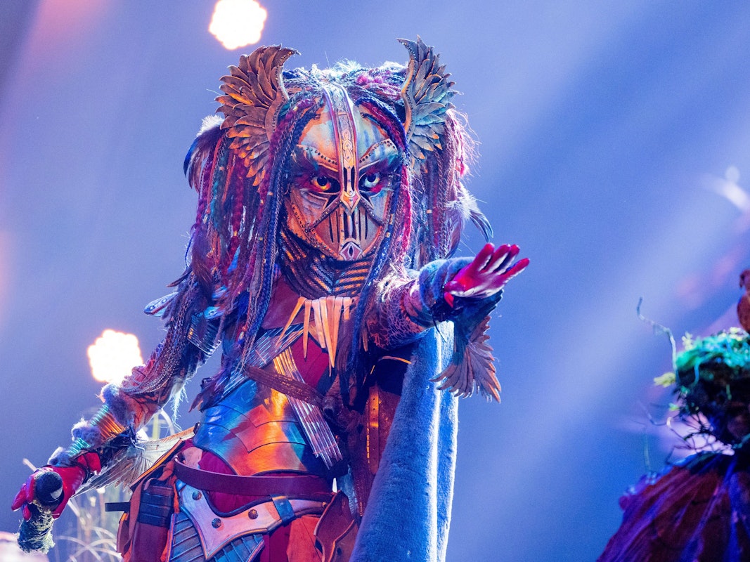 Die Heldin steht bei „The Masked Singer“ auf der Bühne.