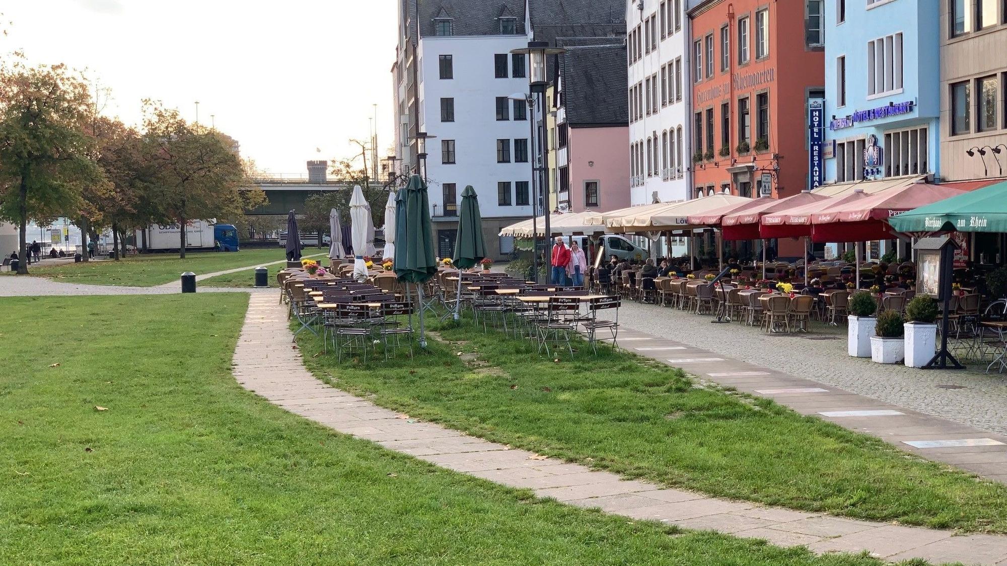 Rheingarten in der Kölner Altstadt