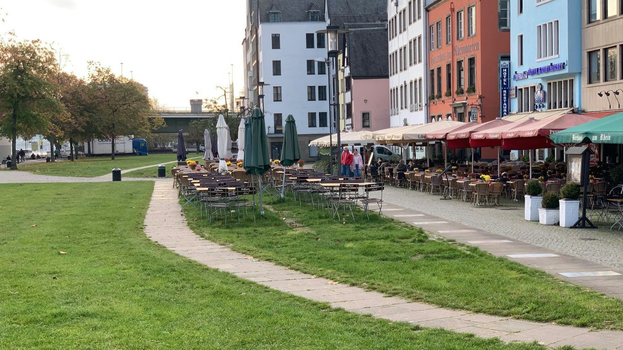 Rheingarten in der Kölner Altstadt