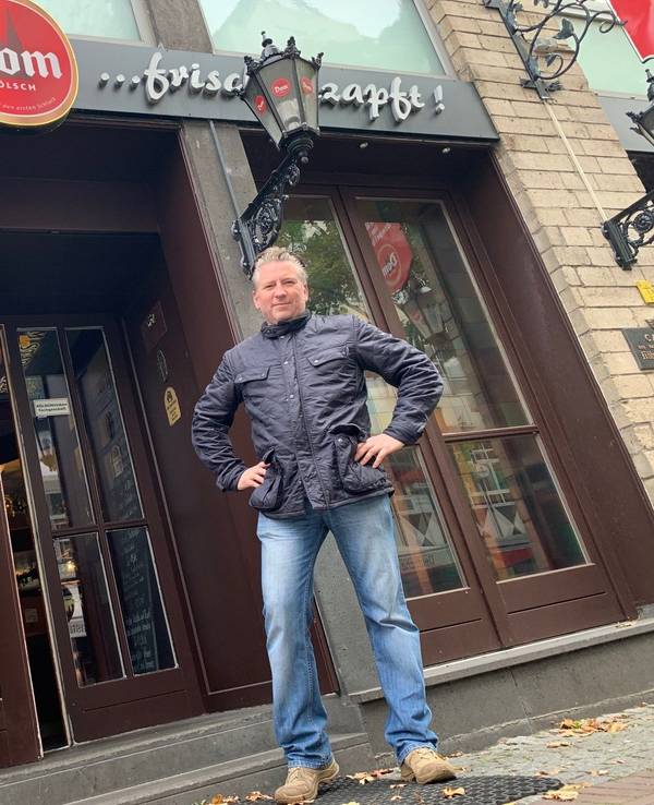 Wirt Frank Markus vom Dom im Stapelhaus am 29.Oktober in der Kölner Altstadt.