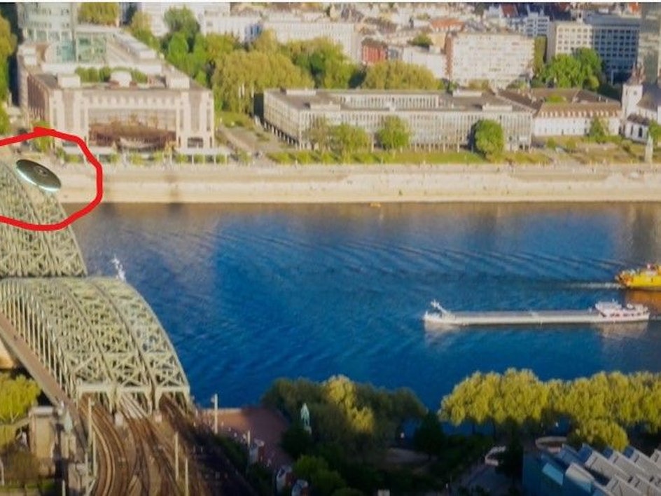 Ein Ufo über Köln