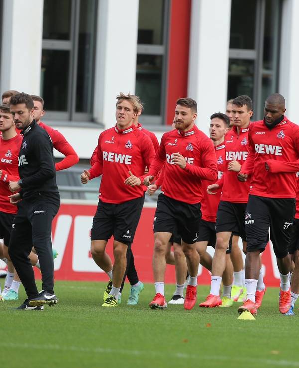 Der 1. FC Köln im Abschlusstraining vor dem Auswärtsspiel bei Borussia Dortmund am 29.10.2021