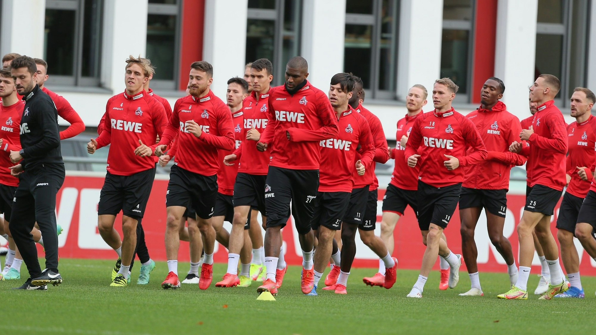 Der 1. FC Köln im Abschlusstraining vor dem Auswärtsspiel bei Borussia Dortmund am 29.10.2021