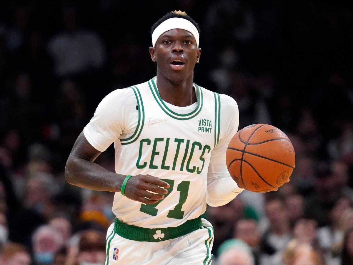 NBA-Profi Dennis Schröder beim Spiel seiner Boston Celtics gegen die Washington Wizards