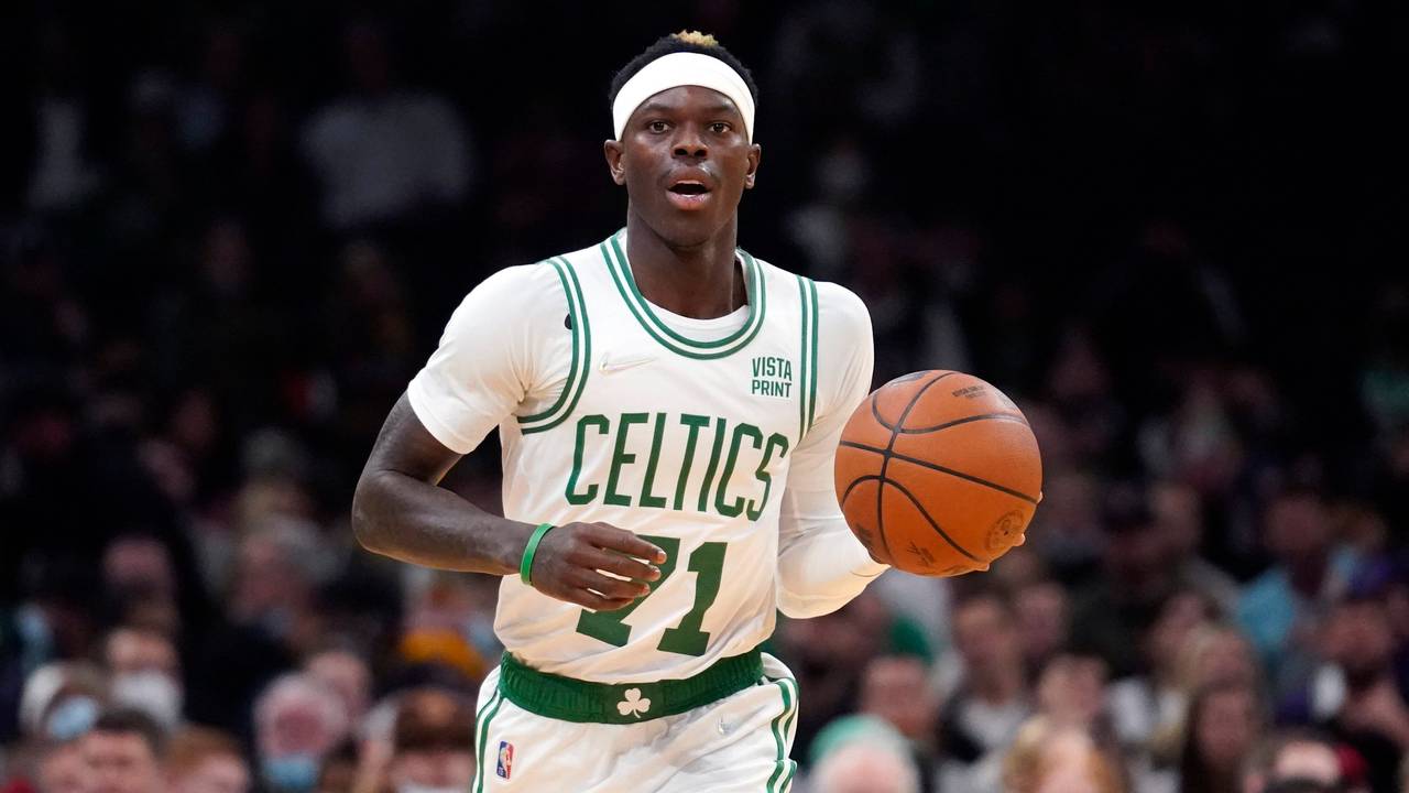 NBA-Profi Dennis Schröder beim Spiel seiner Boston Celtics gegen die Washington Wizards