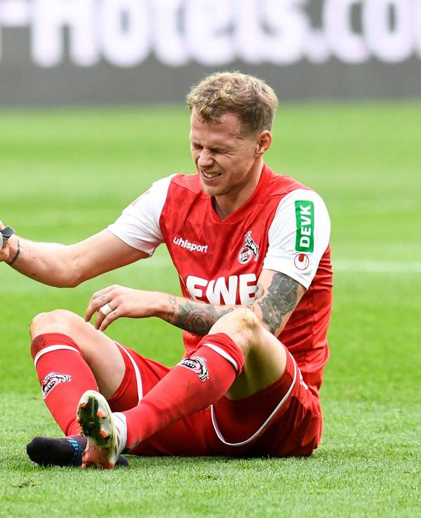 Ondrej Duda vom 1. FC Köln leidet gegen den BVB.