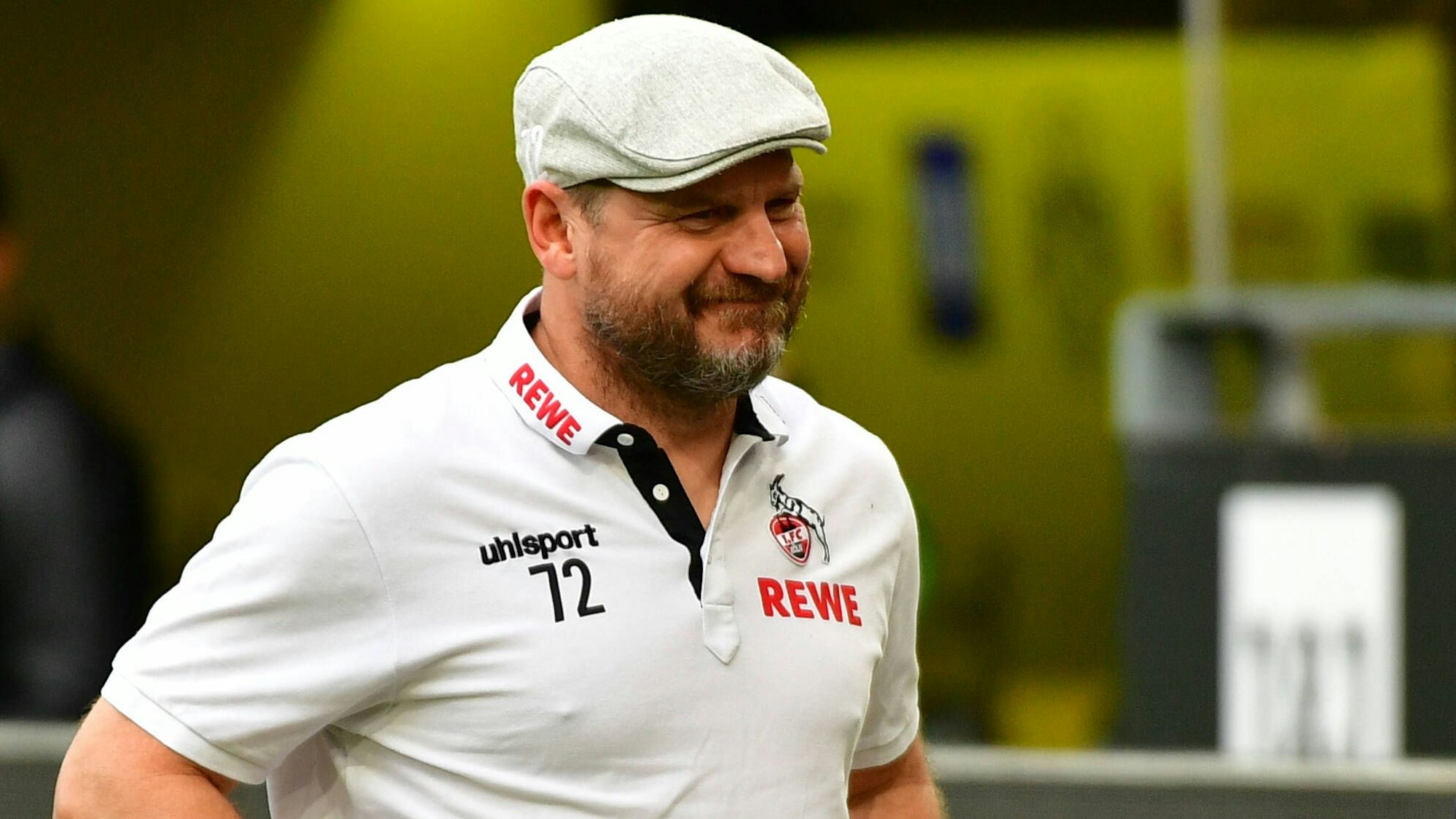 Steffen Baumgart trainiert den 1. FC Köln gegen Borussia Dortmund.