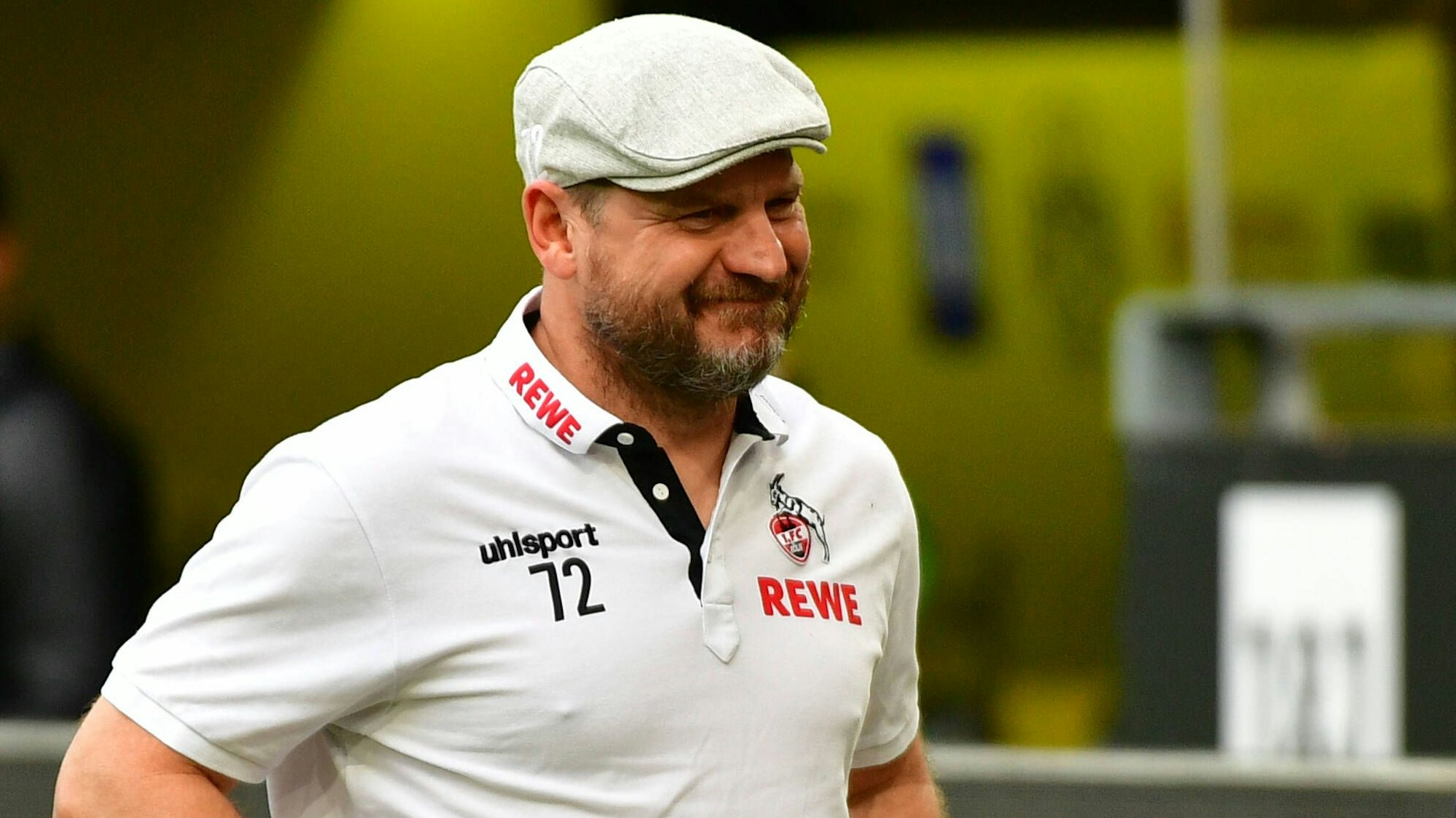 Steffen Baumgart trainiert den 1. FC Köln gegen Borussia Dortmund.