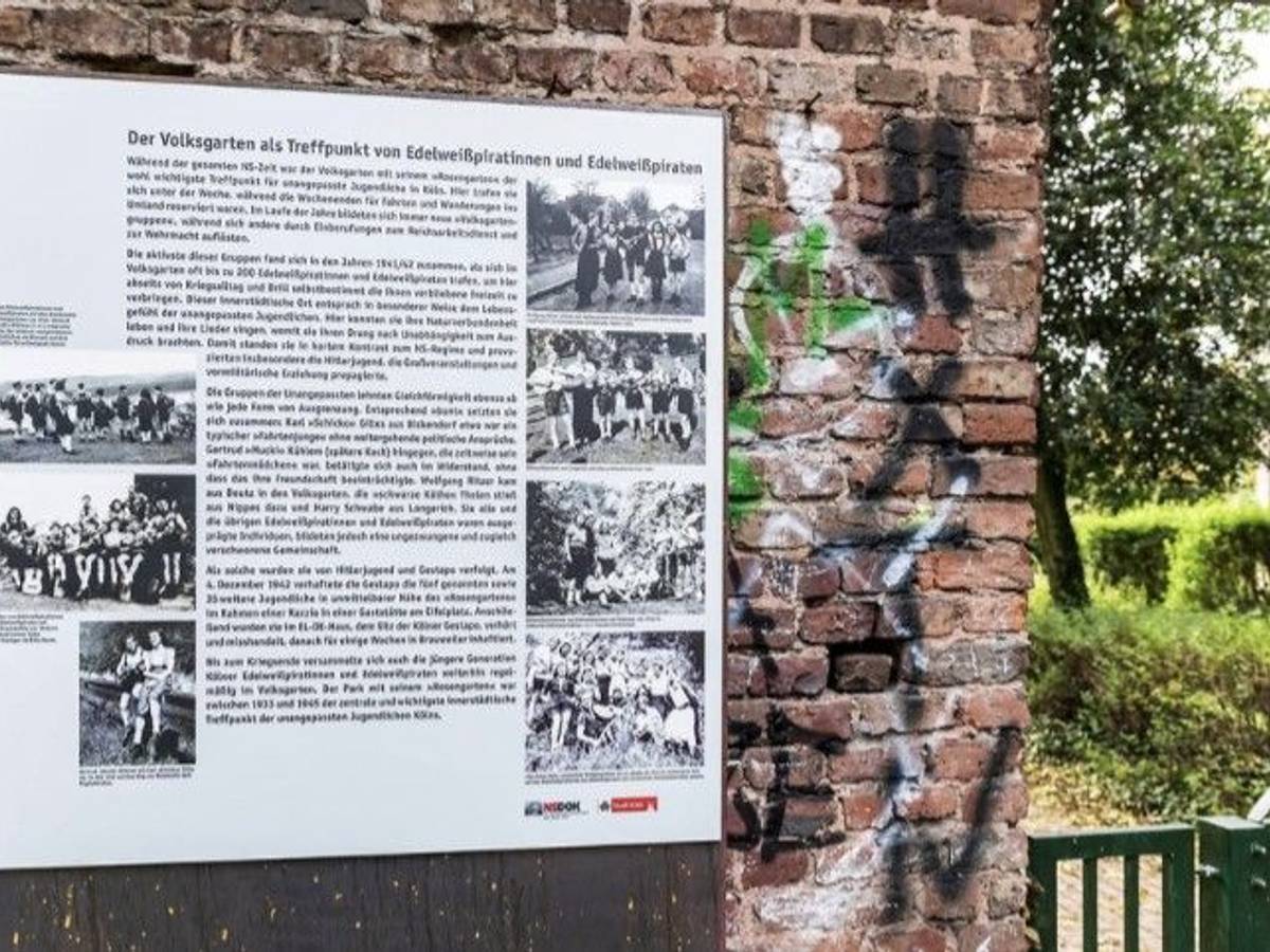 Die Gedenktafeln im Volksgarten wurden am 29. Oktober enthüllt.
