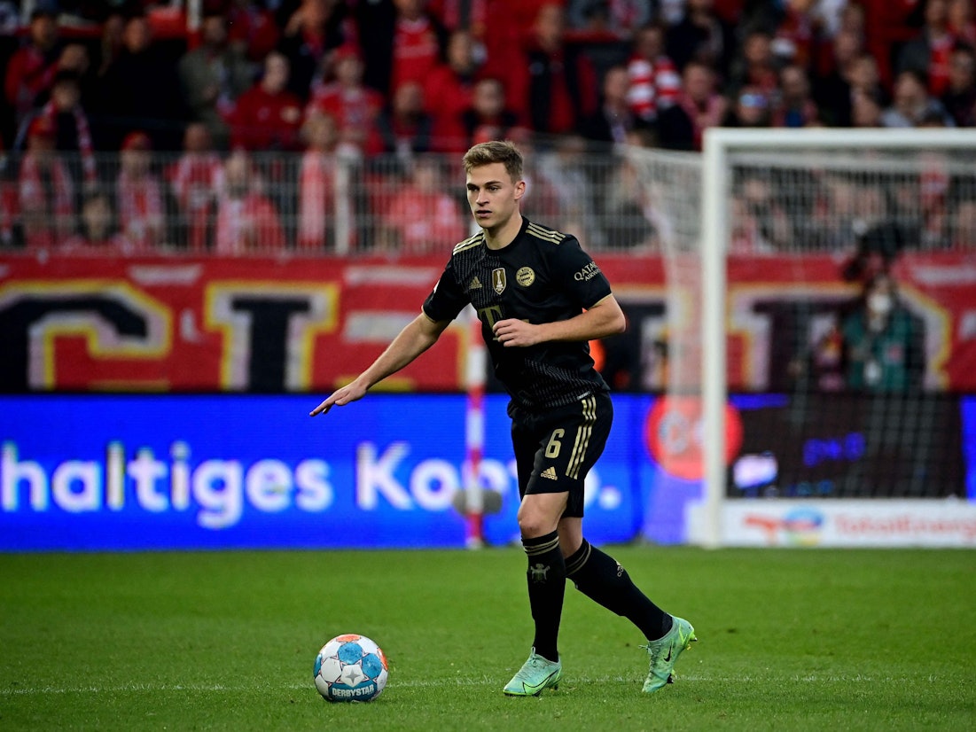 Joshua Kimmich spielt mit dem FC Bayern München bei Union Berlin.
