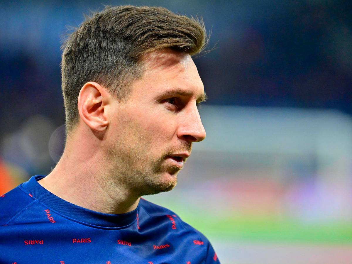 PSG-Star Lionel Messi beim Aufwärmen vor dem 2:1-Sieg über den LOSC Lille