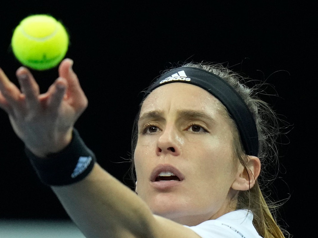 Tennis-Profi Andrea Petkovic beim in Billie Jean King Cup ungenannten Fed Cup in Prag