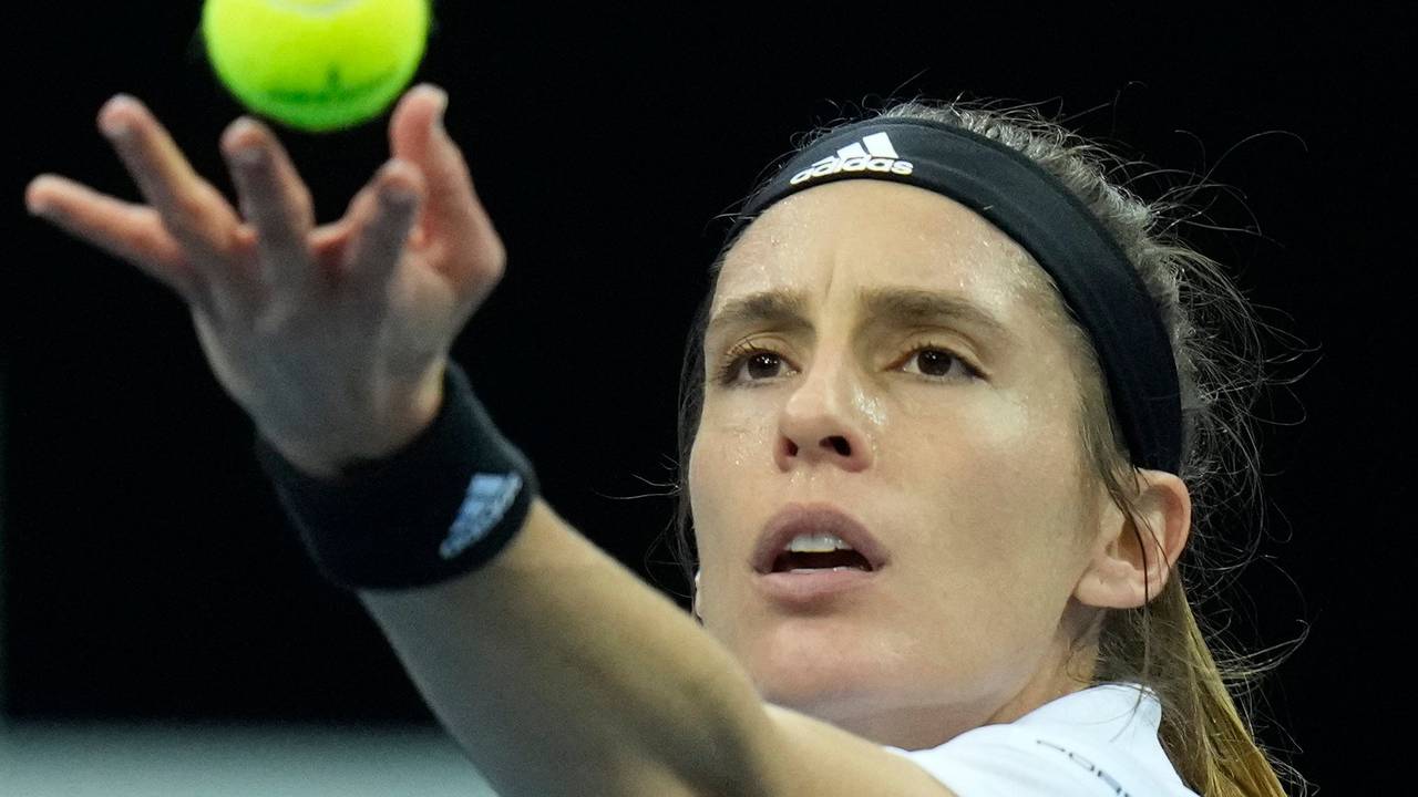 Tennis-Profi Andrea Petkovic beim in Billie Jean King Cup ungenannten Fed Cup in Prag