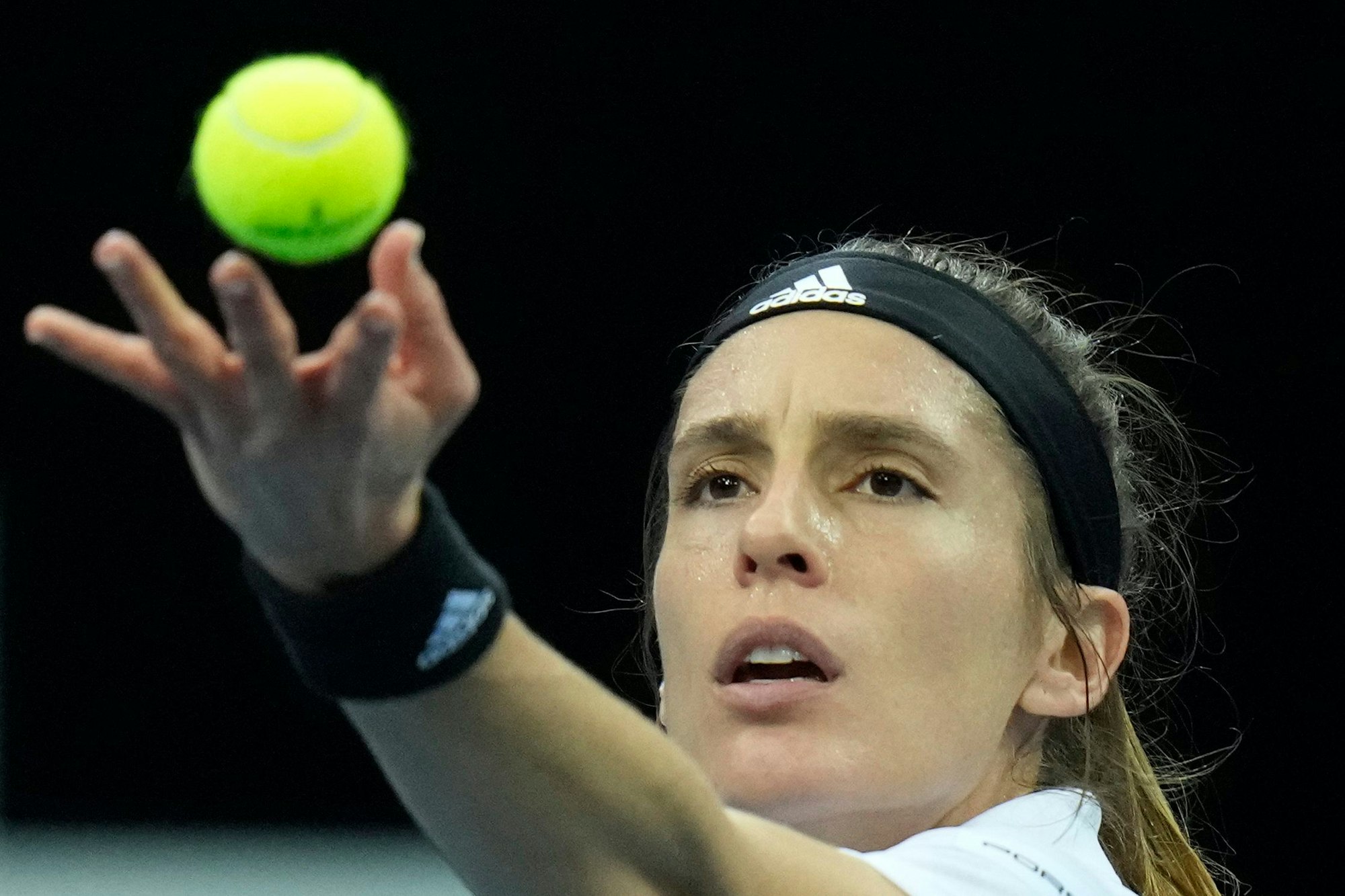 Tennis-Profi Andrea Petkovic beim in Billie Jean King Cup ungenannten Fed Cup in Prag