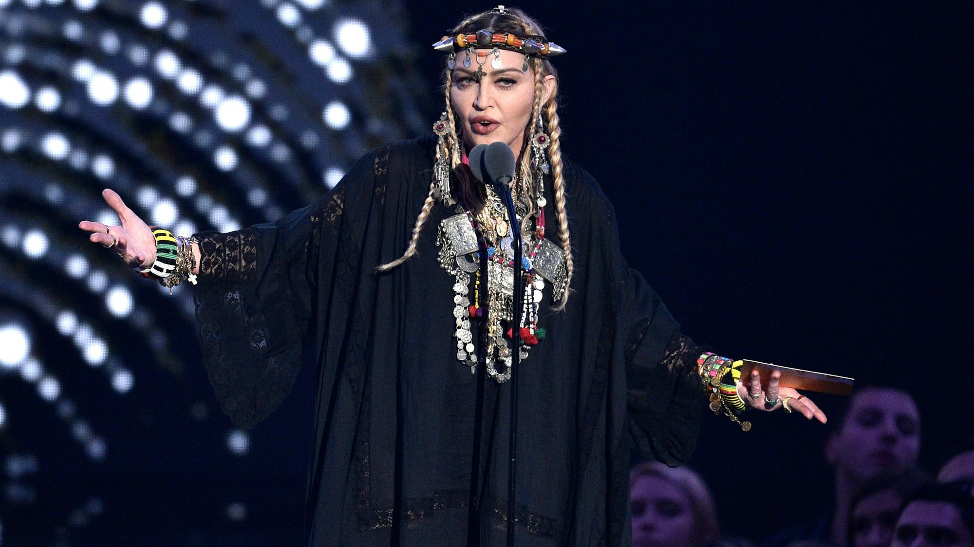 US-Sängerin Madonna bei den „MTV Video Music Awards“ 2018 in New York.