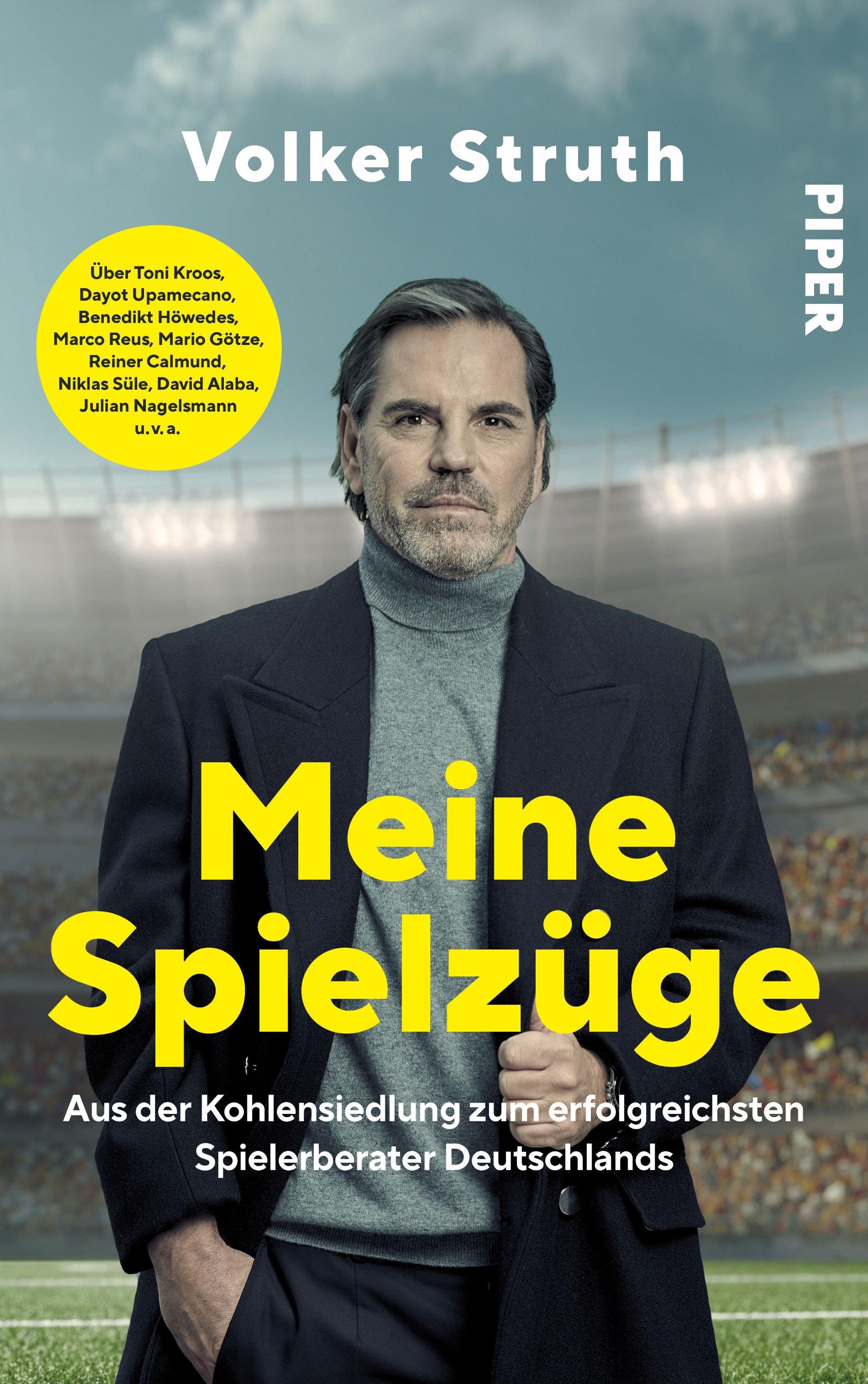 Das Cover des Buchs „Meine Spielzüge“ von Volker Struth.