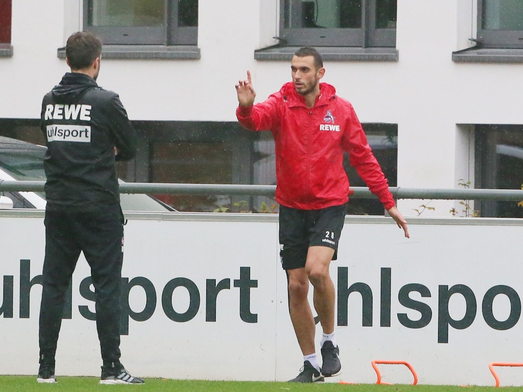Ellyes Skhiri trainiert beim 1. FC Köln.